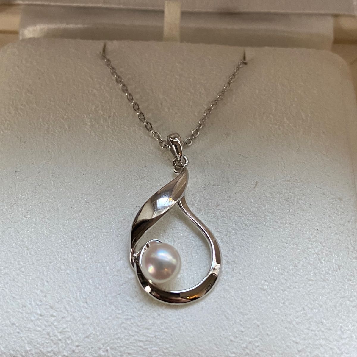 未使用 MIKIMOTO ミキモト 真珠 パール SILVER刻印 ネックレス