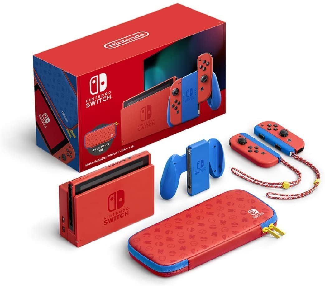 Nintendo Switch マリオレッド×ブルー セット新品+リングフィット アドベンチャー新品+ホリ クラシックコントローラー for ゼルダ超美品