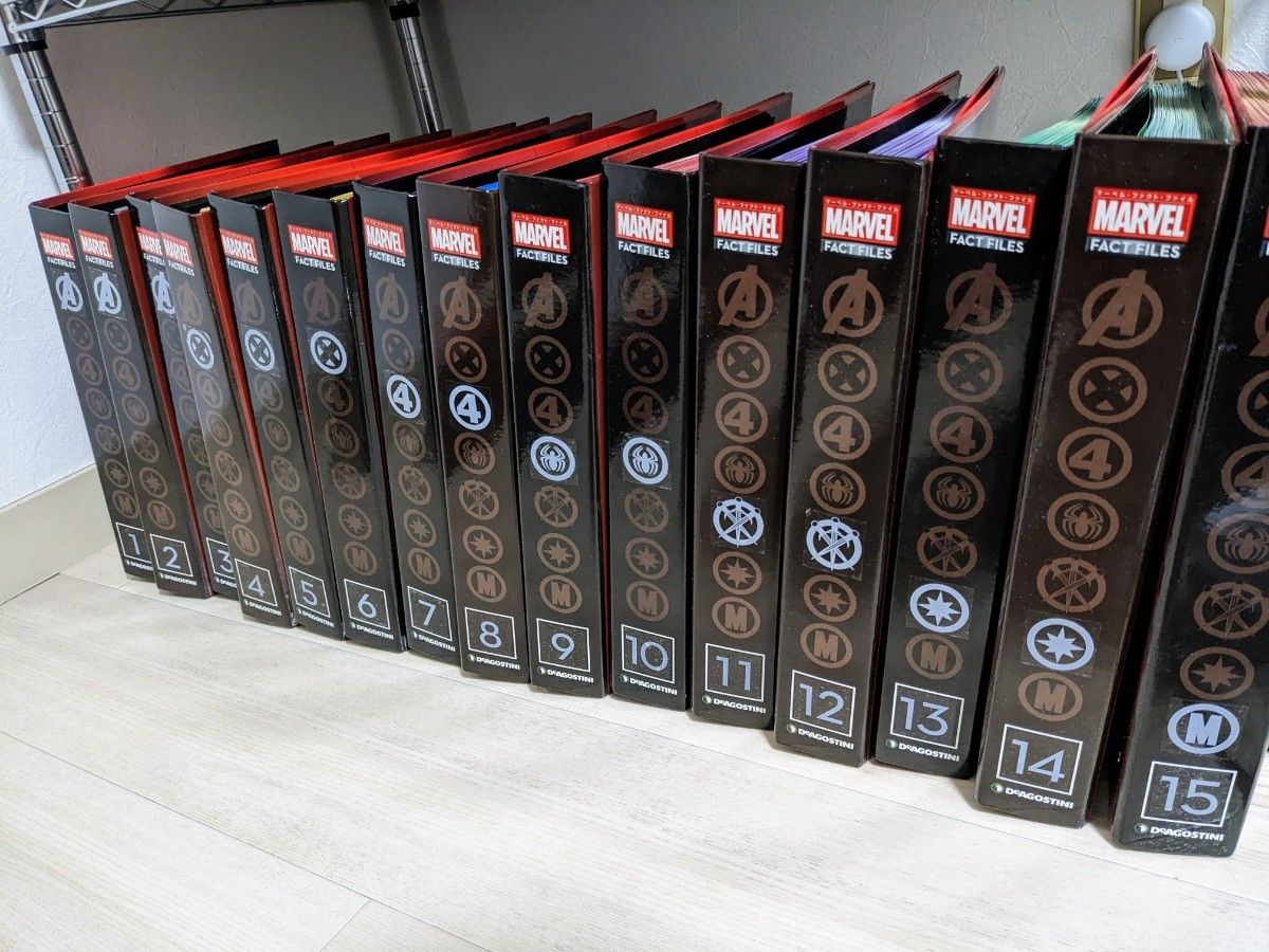 18%OFF 週刊 マーベル ファクト ファイル 1〜143号 空バインダー4