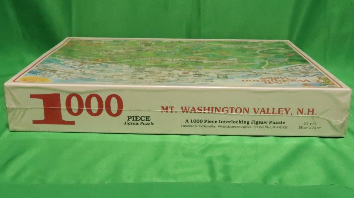 White Mountain Graphics Mt. Washington Valley New Hampshre новый Hamp автомобиль -. Washington гора 1000pcs составная картинка 