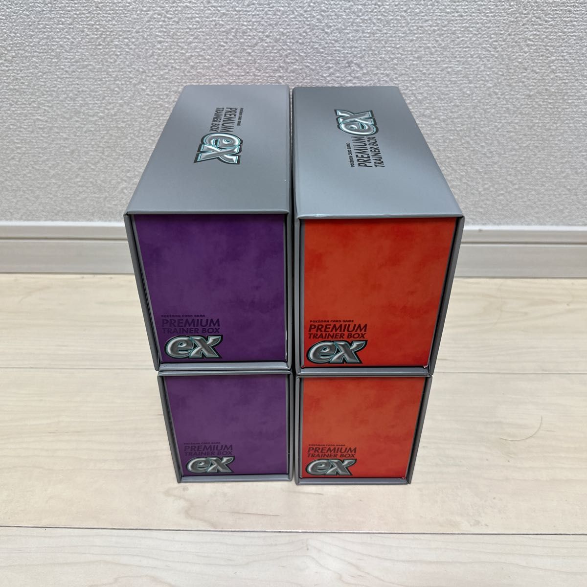 【空箱】プレミアムトレーナーボックス ex ストレージ用 ボックス 4個セットポケモンカード スカーレット バイオレットex