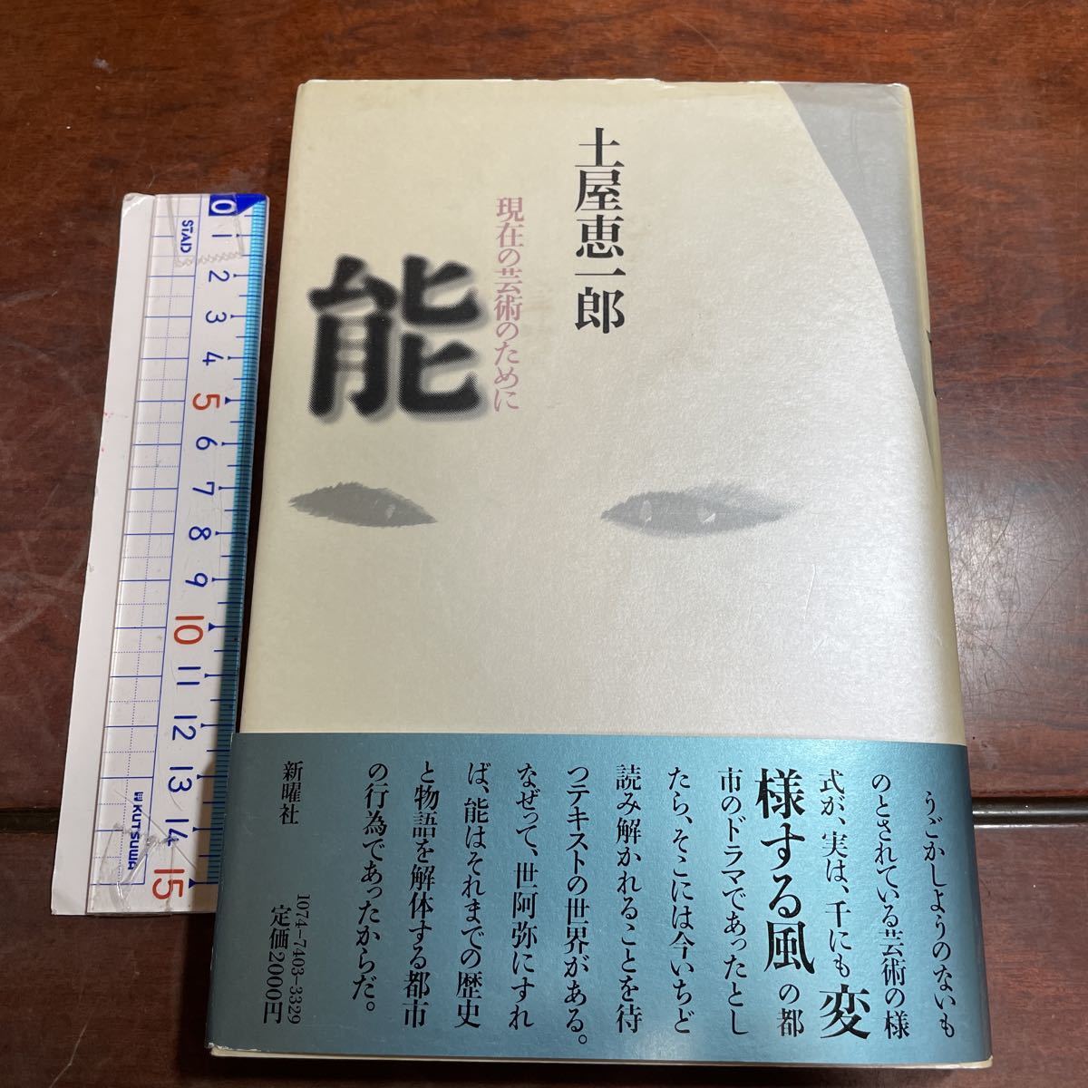 能ー現在の芸術のためにー　土屋恵一郎　新曜社_画像1