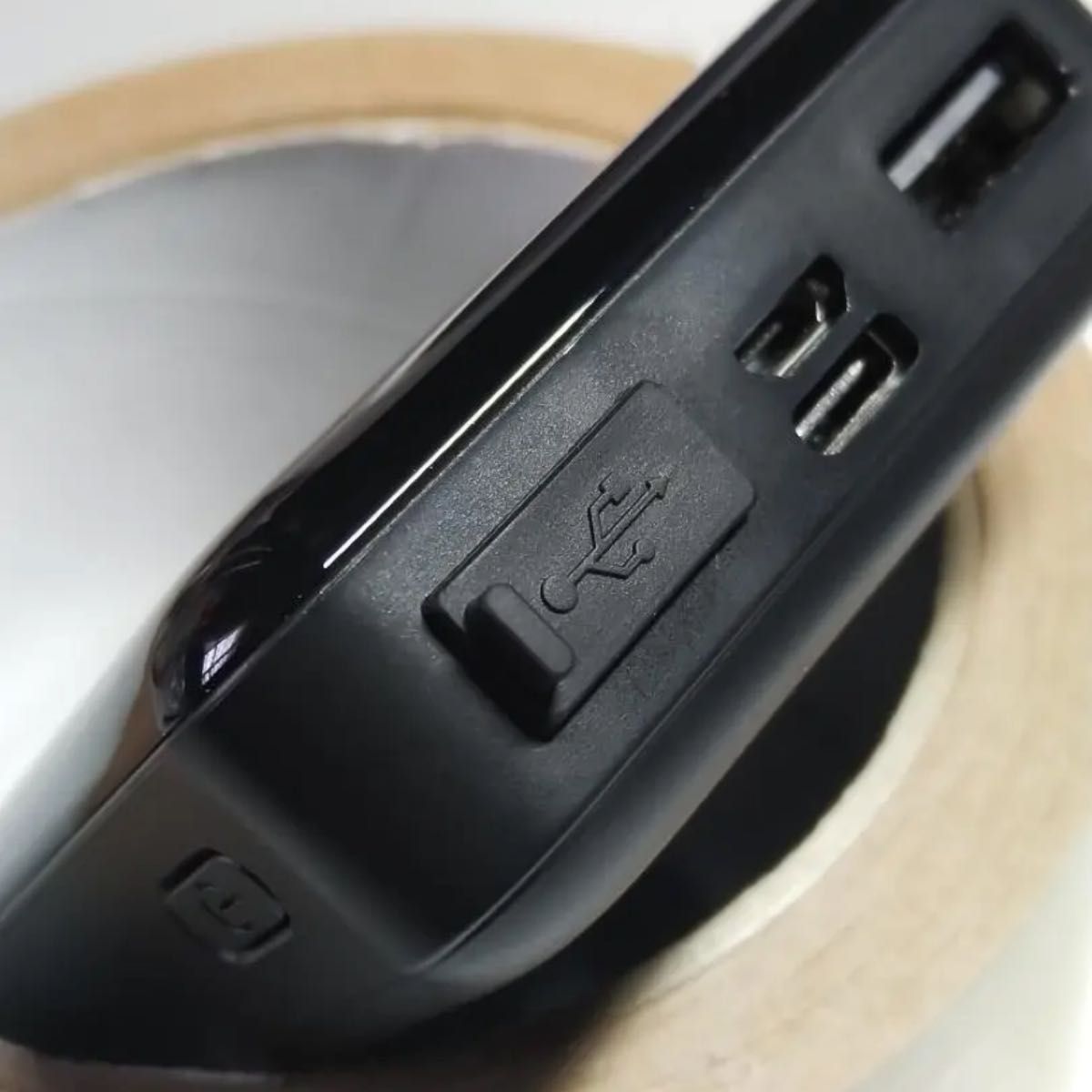 USB コネクタカバー シリコンタイプ ブラック 5個 (s2)
