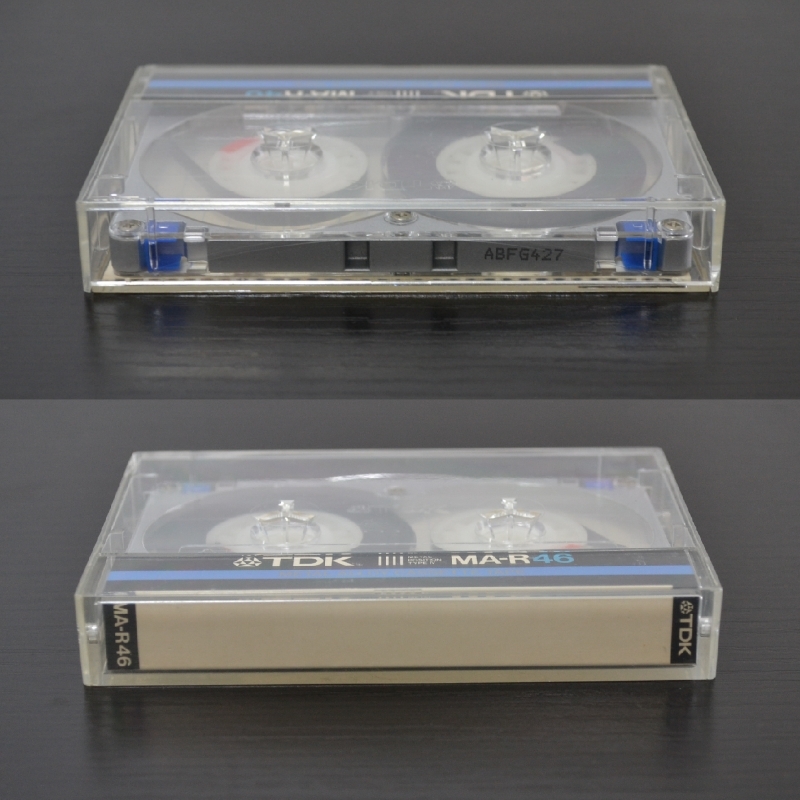 オーディオ機器 その他 TDK メタル カセットテープ MA-R46・送料210円・ケース付き・録音済・メタルテープ・高音質・ダイキャストフレーム・レトロ