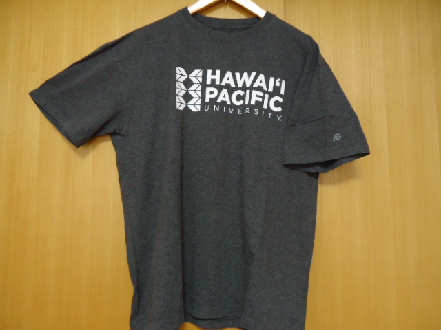  prompt decision Hawaii Hawaii Pacific university T-shirt dark gray color L