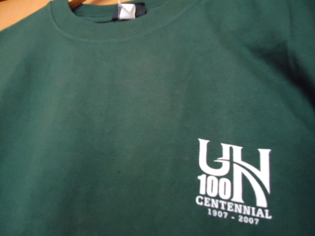 即決　ハワイ　ハワイ大学　2007'　100周年記念　限定　Ｔシャツ　濃緑色　ＸＬ_画像5