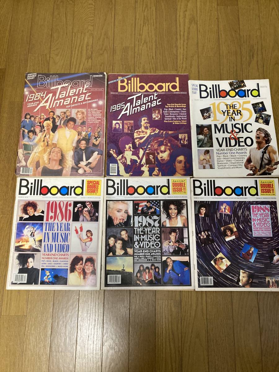 【希少】Billboard誌 年間チャート掲載号 全27冊（1984～2009年）