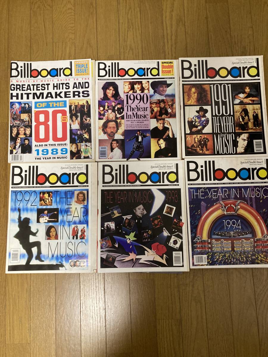希少】Billboard誌 年間チャート掲載号 全27冊(1984~2009年) 希少】Billboard誌 年間チャート掲載号 全27冊(1984~2009年)