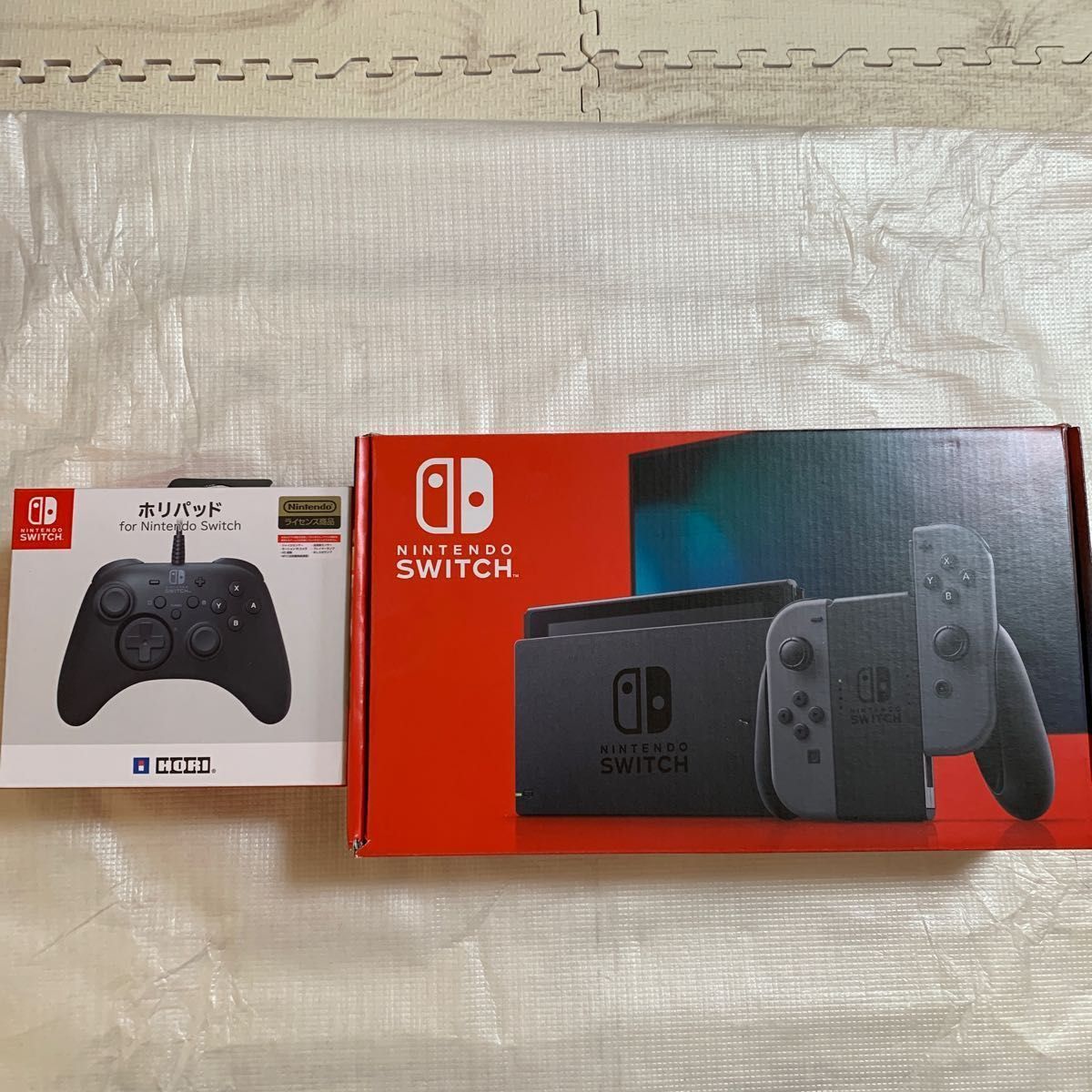 任天堂Switch 本体　新モデル　　任天堂公式ライセンス商品プロコン付き　美品