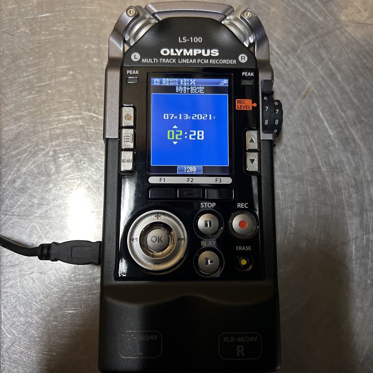 ヤフオク! - 【通電のみ確認】OLYMPUS マルチトラックリニアPCM...