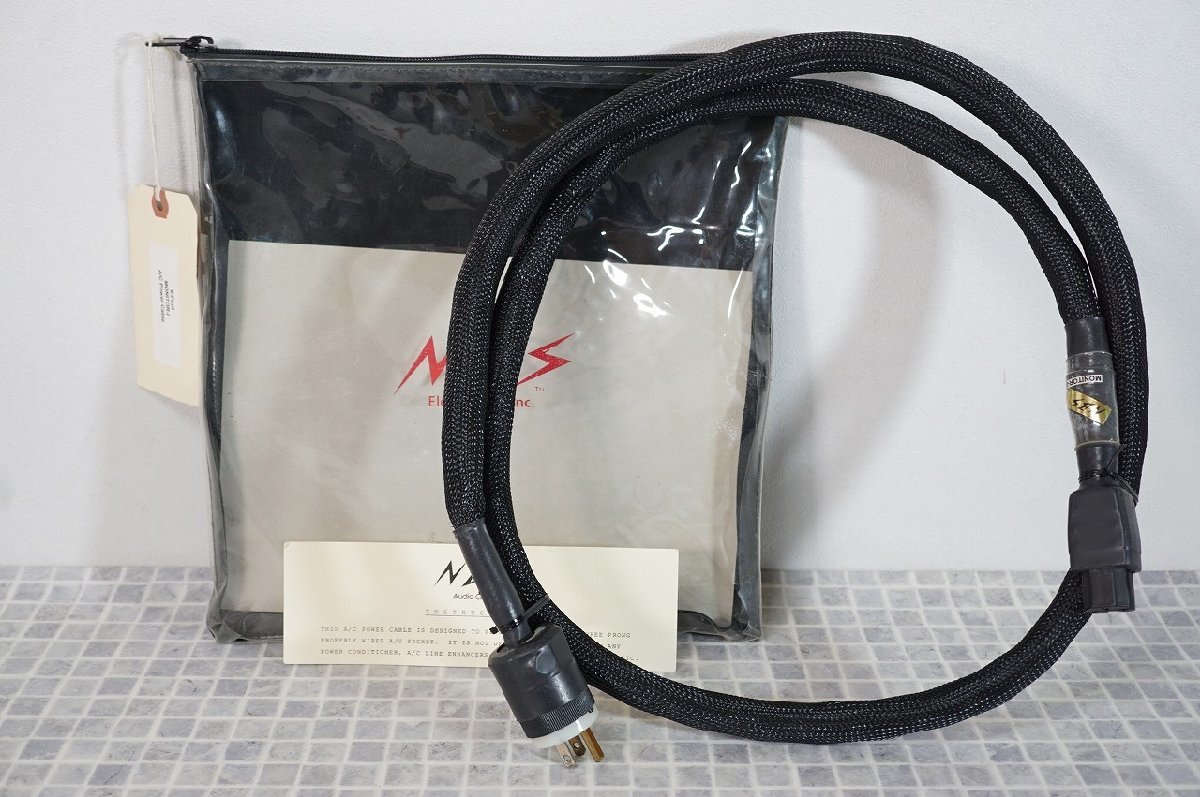 TH S052280 NBS エヌビーエス MONITOR-1 6-Foot ACパワーケーブル 電源ケーブル 1.8m 1本 ケース付き (中古)のヤフオク落札情報