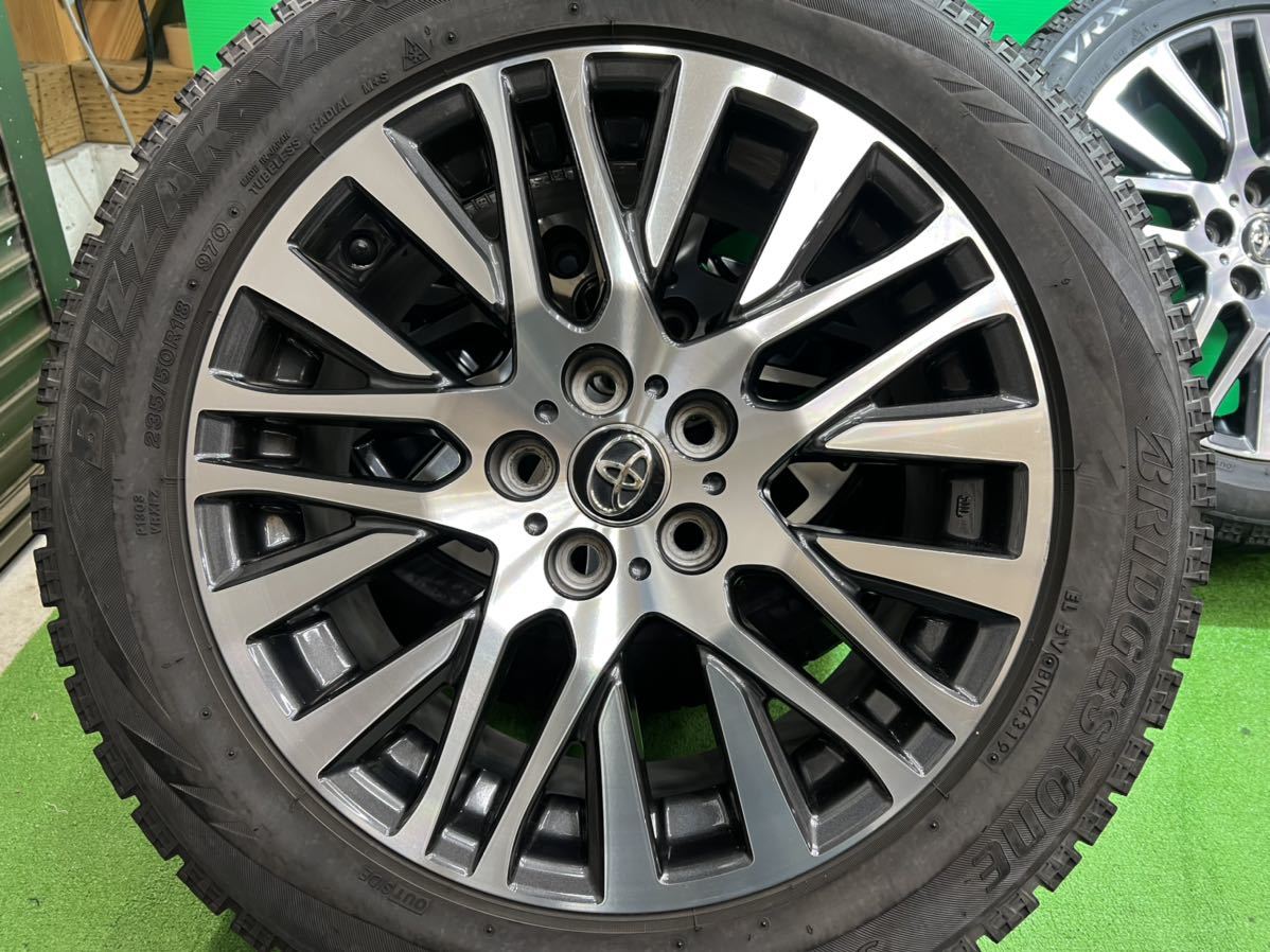 スタッドレス付き!235/50R18 トヨタ純正ホイール ヴェルファイア30-