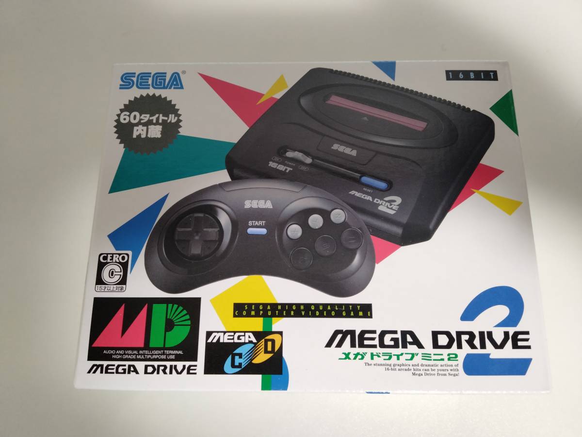ヤフオク! - 新品未開封品 SEGA メガドライブミニ2 Amazon限...