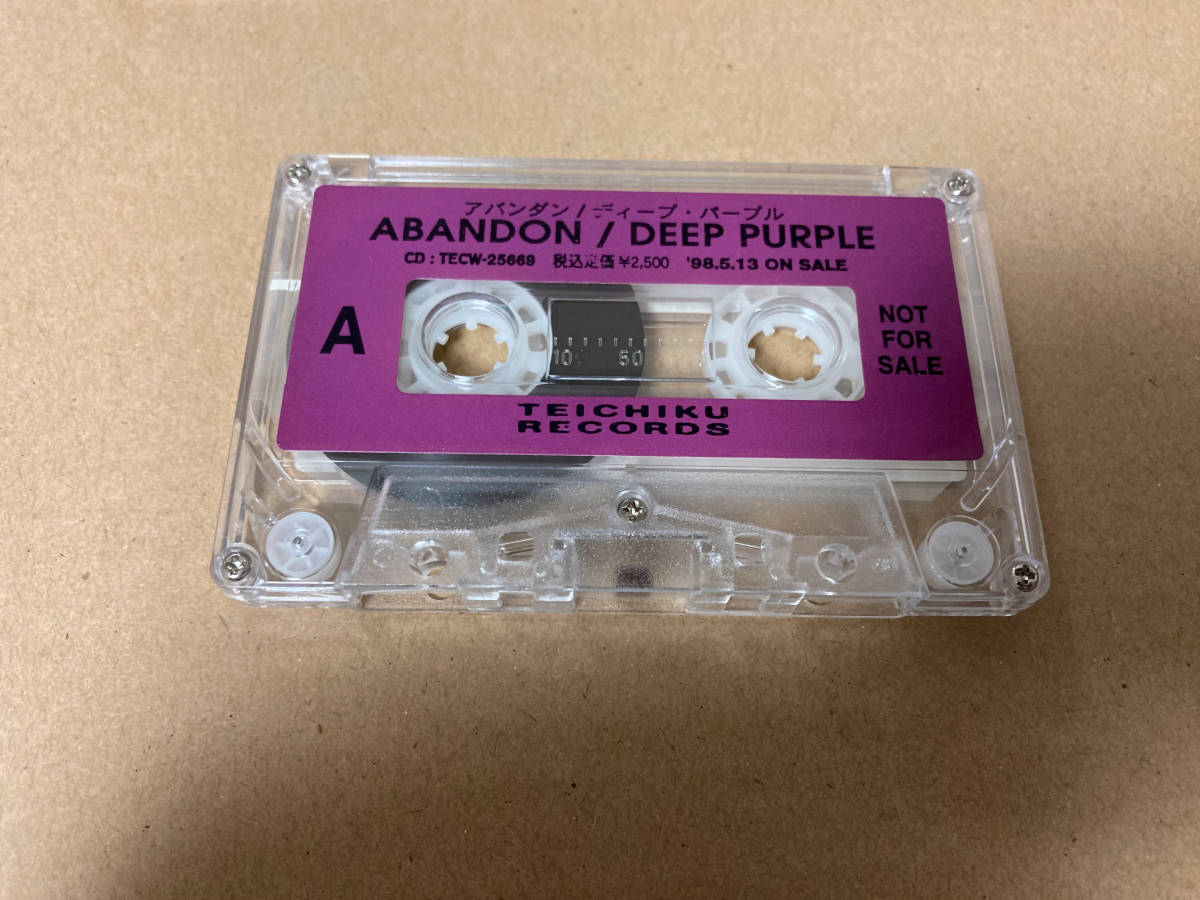 NOT FOR SALE 中古 カセットテープ DEEP PURPLE 235 905+1+2_画像3