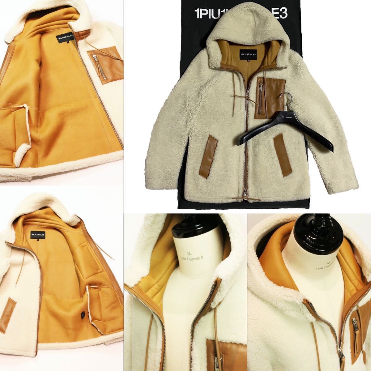 定価60万【1piu1uguale3】RETRO GEAR PARKA (WHITE) Ⅳ M 定価60万【1piu1uguale3】RETRO GEAR PARKA (WHITE) Ⅳ M