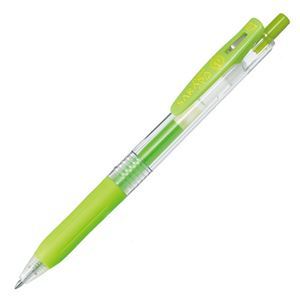 (まとめ) ゼブラ ゲルインクボールペン サラサクリップ 0.7mm ライトグリーン JJB15-LG 1本 【×60セット】
