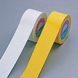 おすすめ フロアマーキングテープ FM- 50Y ■カラー：黄 50mm幅〔代引不可〕 粘着テープ