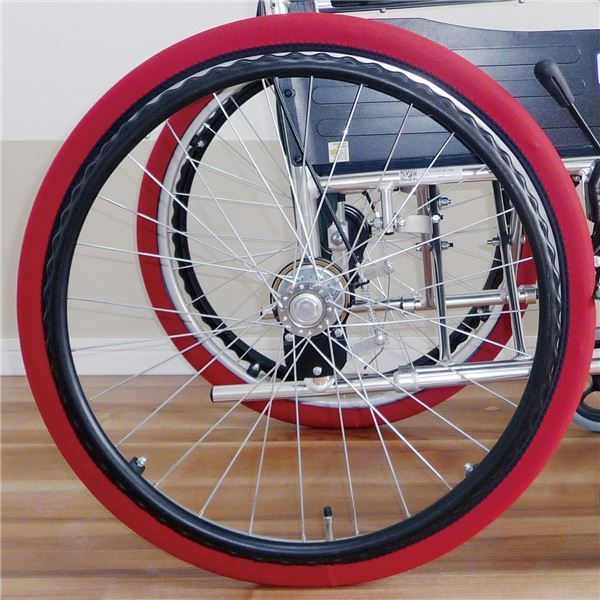 ( summarize )..*.?.*.. wheelchair for small articles wheel socks large red [×2 set ]