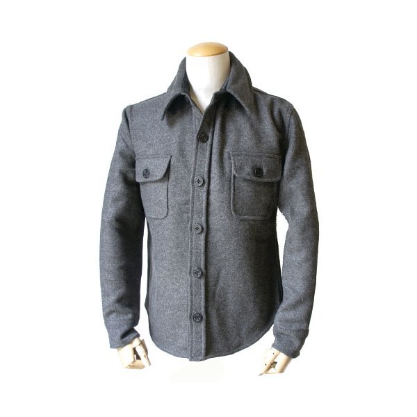 米軍 C.P.Oウールジャケット NVJJ127YN チャコールグレー 38(M
