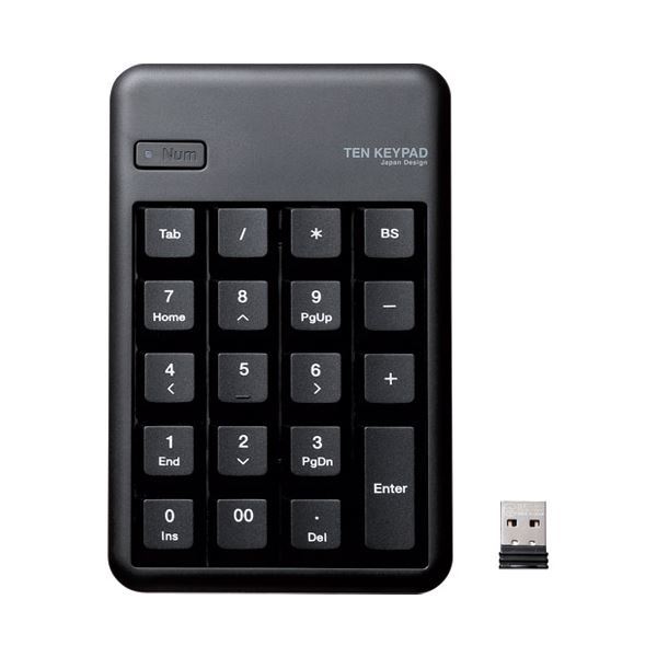 オープニングセール】 エレコム 無線テンキー TK-TDM017BK その他