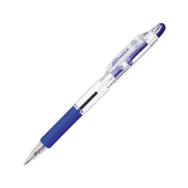 激安の ジムノック0.7mm 油性ボールペン (まとめ）ゼブラ 青 1セット（100本）【×3セット】 KRB-100-BL その他