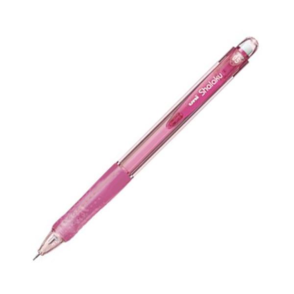 (まとめ) 三菱鉛筆 シャープ SHARPペンシル VERYシャ楽 0.5mm (軸色 透明ピンク) M5100T.13 1本 【×100セット】