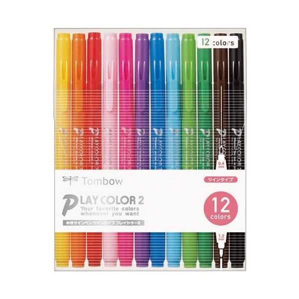 驚きの価格 水性カラーサインペンプレイカラー2 トンボ鉛筆 (まとめ