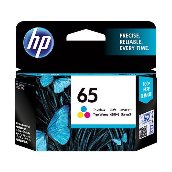 (まとめ) HP HP65 インクカートリッジカラー N9K01AA 1個 【×10セット】 - 0