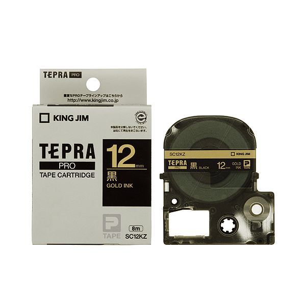 正規品販売! 黒/金文字 12mm パステル テープカートリッジ PRO テプラ キングジム (まとめ) SC12KZ 【×10セット】 1個 ラベル用品 正規品販売! 黒/金文字 12mm パステル テープカートリッジ PRO テプラ キングジム (まとめ) SC12KZ 【×10セット】 1個 ラベル用品