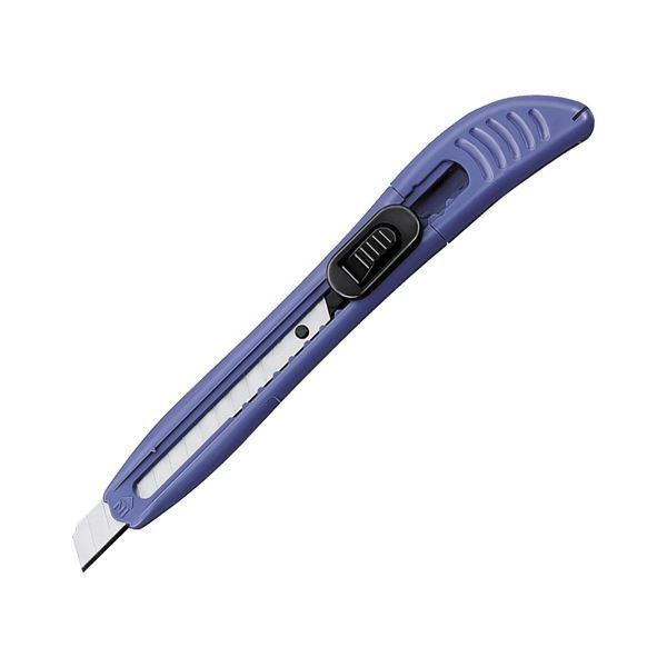 (まとめ) コクヨカッターナイフ（標準型・グリップ付） ユニバーサルデザイン ブルー HA-7NB 1本 【×50セット】