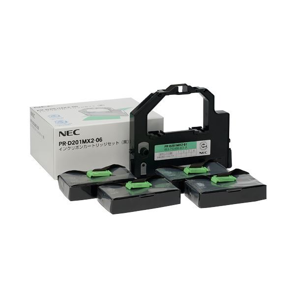 NEC インクリボンカートリッジセット黒 PR-D201MX2-06 1セット