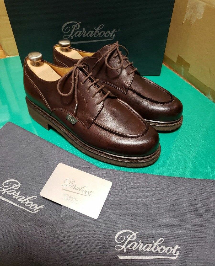 美品】Paraboot パラブーツ CHAMBORD シャンボード カフェ 7 純正