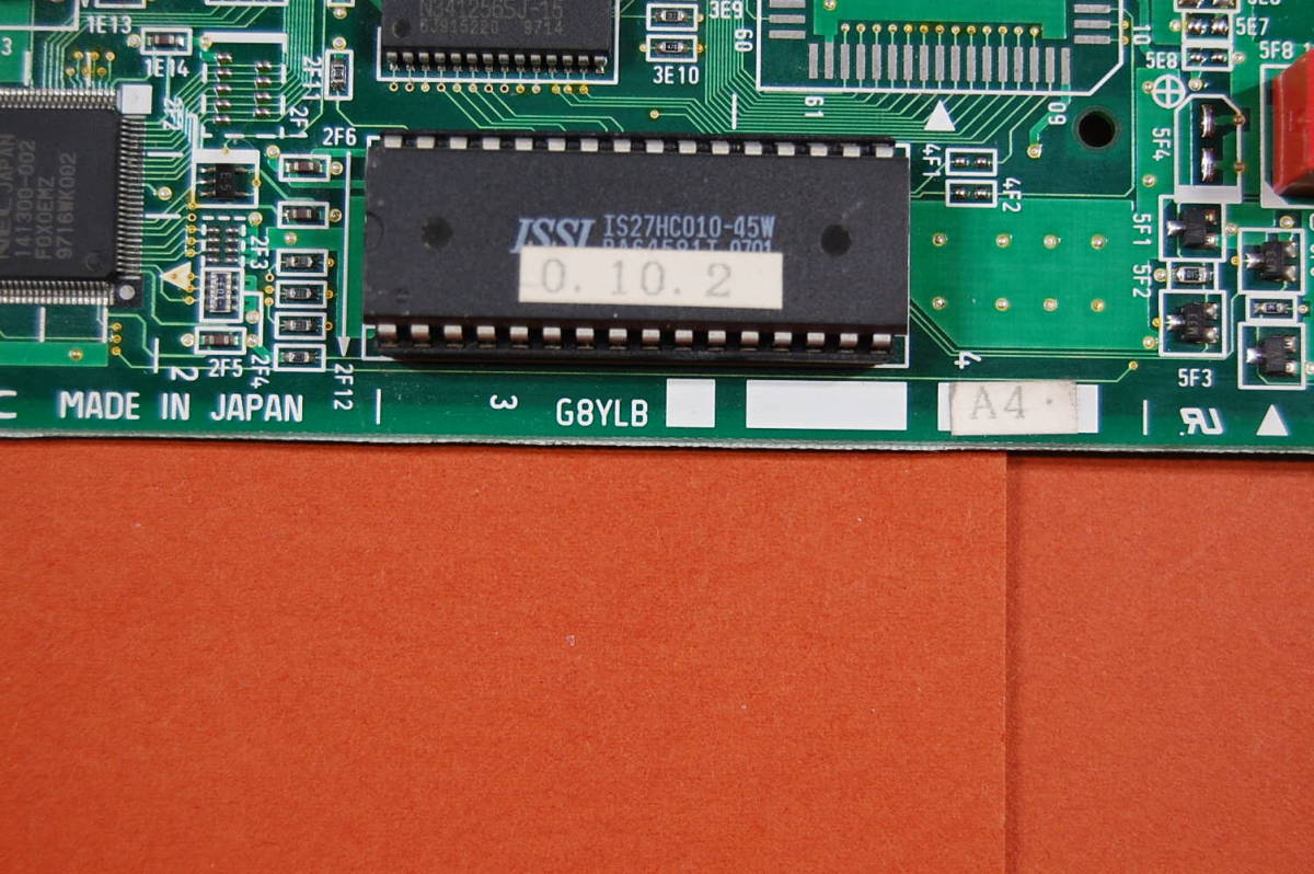 PC98 Cバス用 インターフェースボード NEC純正 FAXモデム G8YLB A4. 動作未確認 ジャンク扱いにて　R-070 6476S _画像2
