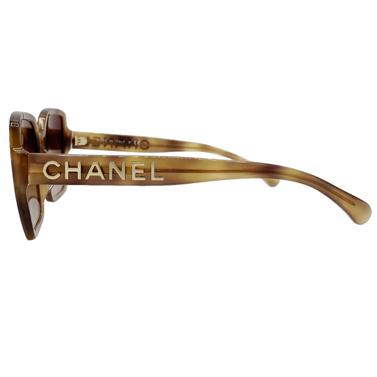 良品】シャネル CHANEL 5408-A ロゴ サングラス べっ甲 ブラウン 良品】シャネル CHANEL 5408-A ロゴ サングラス べっ甲 ブラウン
