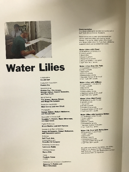 洋書・図録　Roy Lichtenstein Richard Gray Gaiiery 1992 Water Lilies_画像2