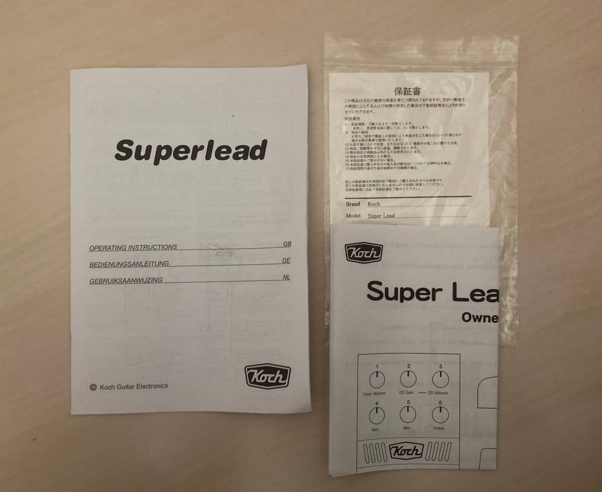 Koch/ Super Lead Pedal Pre-amp/真空管/12AX7/プリアンプ* | www