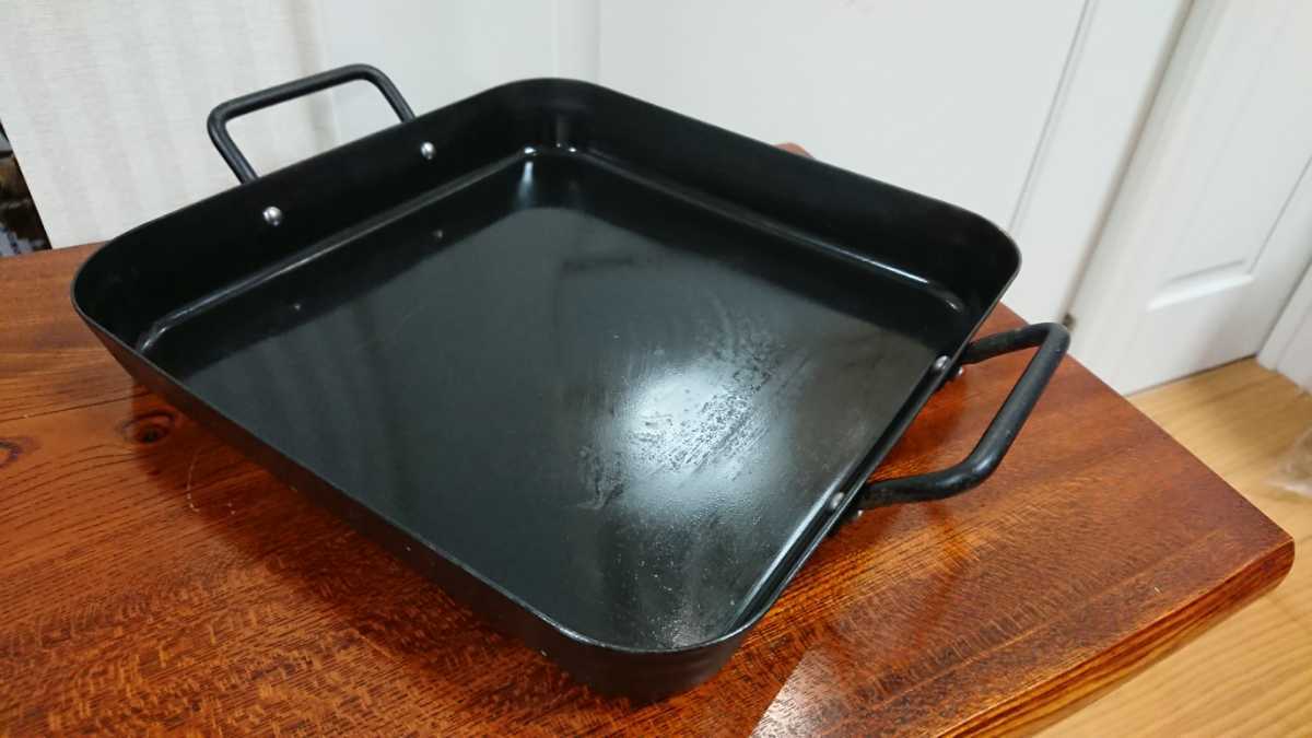 鉄板プレート BBQ バーベキュー キャンプ 鉄板 すき焼き 鉄鍋 日本製 焼きそば 炒飯 キャンプの画像1