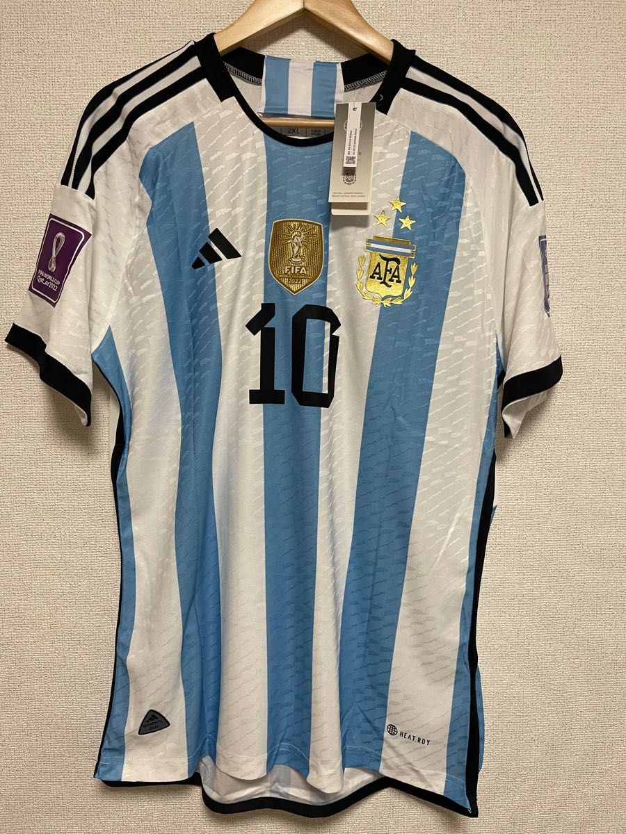 大好き 2022カタールW杯アルゼンチン代表 メッシ ユニフォーム Lサイズ