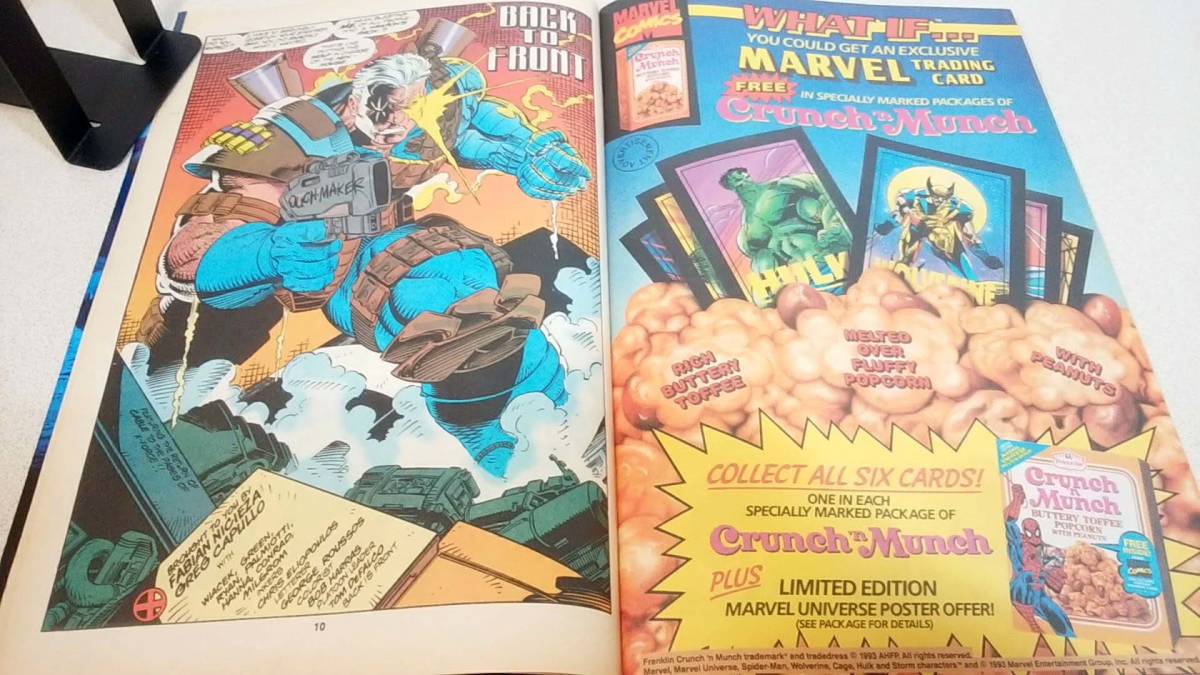 American comics /アメコミ X-MEN X-FORCE /X-メン・X-フォース Vol.1 No.25 August,1993. MARVEL COMIC BOOK /マーベル・コミックスの画像9