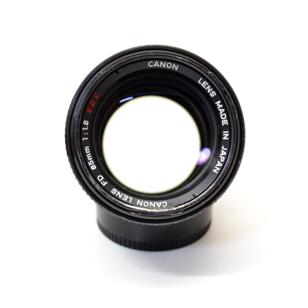 美品 Canon キヤノン FD 85mm F1.8 S.S.C. 作動確認済み FDマウント MF