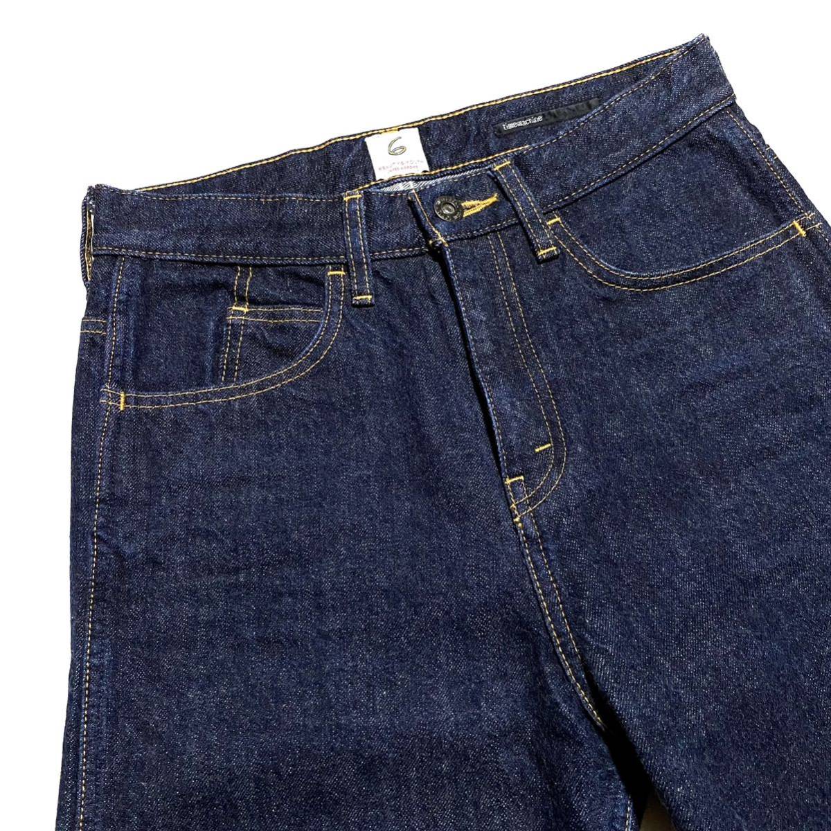 6(ROKU) × timemachine high waist Denim pants jeans size 26
