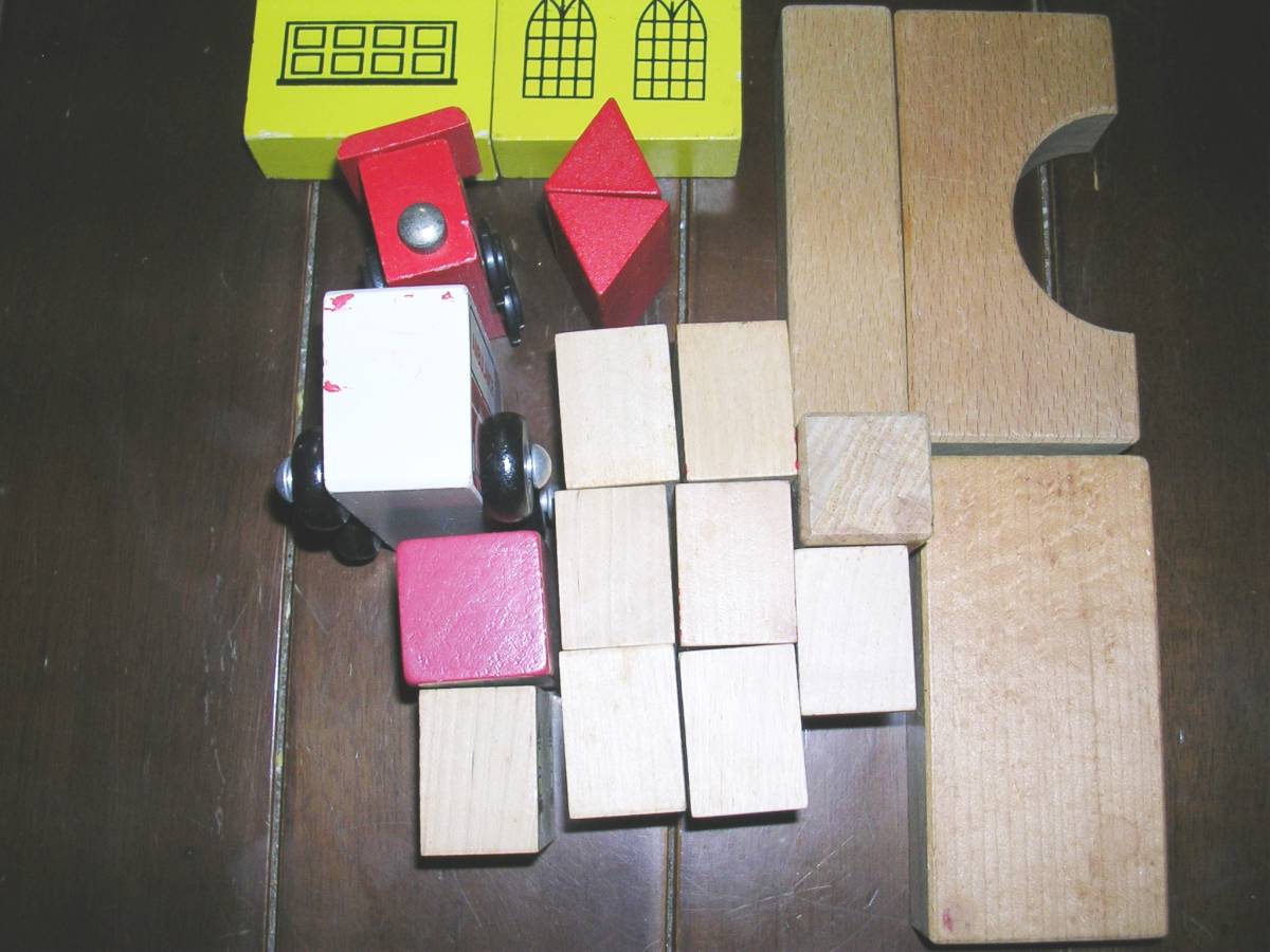 loading tree * wooden car etc. various set 19 point ( scratch * dirt equipped )