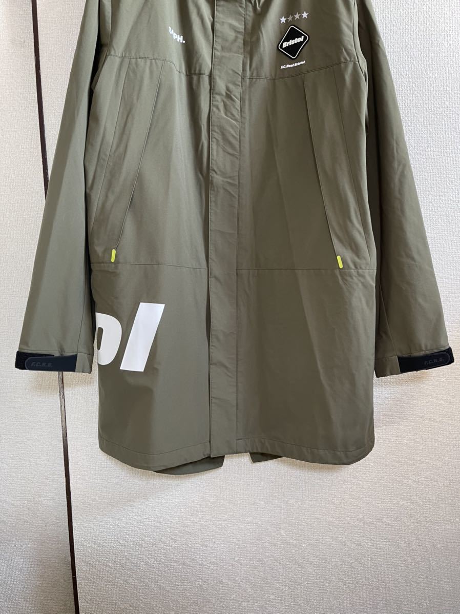 【即決】【美品】 18AW 19 FCRB f.c real bristol エフシーレアルブリストル SOPHNET ソフネット BENCH COAT ベンチコート カーキ 即決あり_画像6