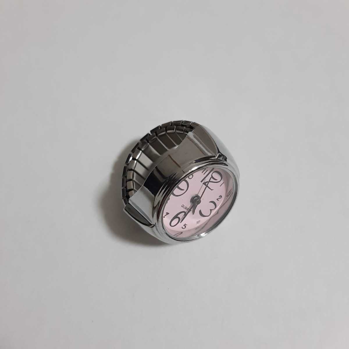 新品　未使用　指輪　時計　シンプル　9色対応　ピンク　9_画像8
