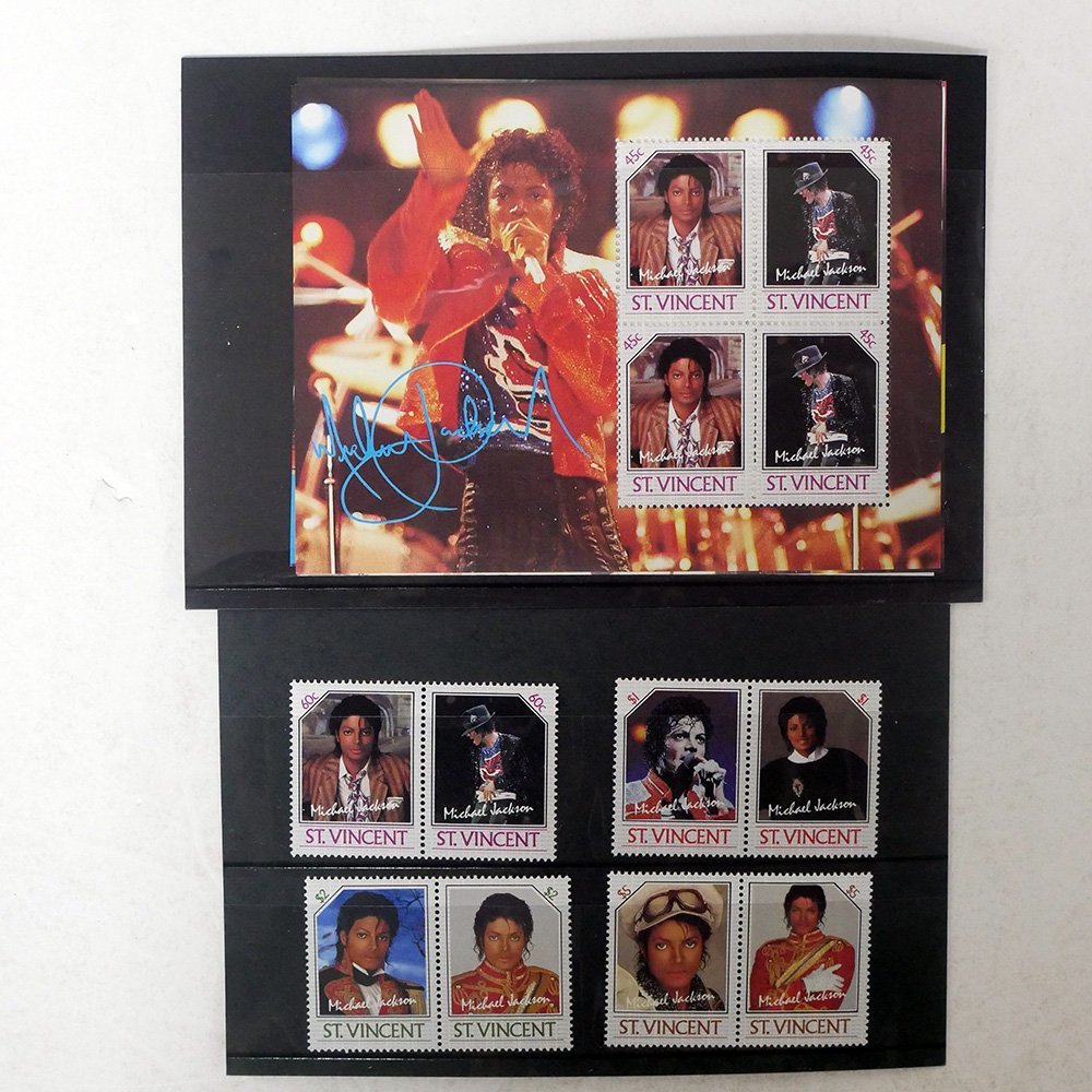 MICHAEL JACKSON/マイケルジャクソン 切手シート セット (切手合計24枚)/NOT ON LABEL NONEの画像1