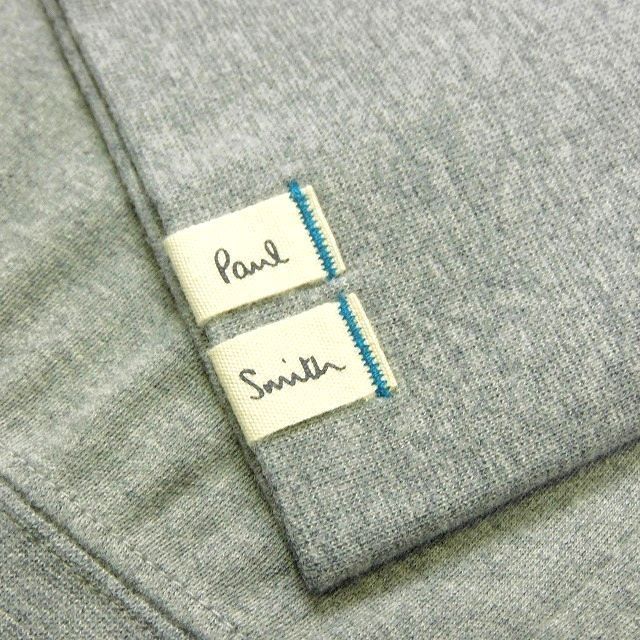 B9925 新品 正規品☆ポールスミス Paul Smith☆L グレー ジョガーパンツ マルチストライプ マルチカラーステッチ 裏起毛 秋冬 メンズ 新品 ポールスミス ジョガーパンツ L ホームウェア グレー杢