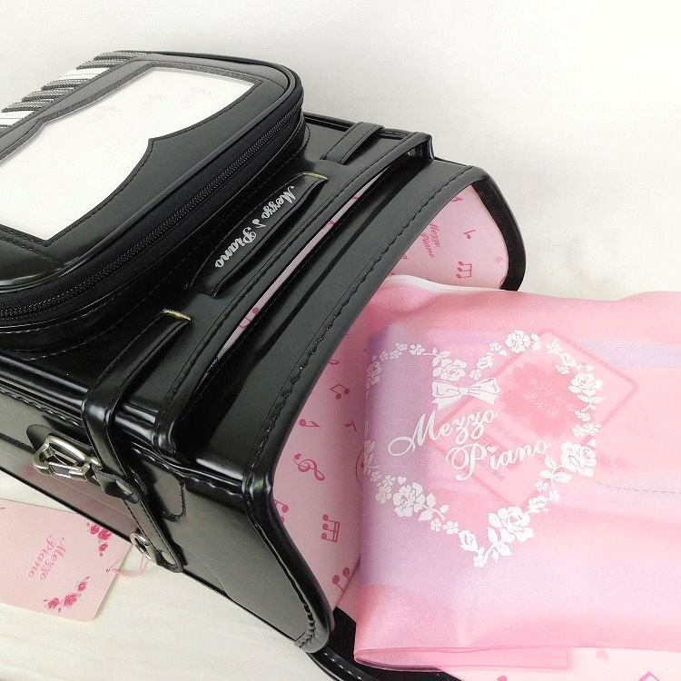 B1904 新品 未使用☆メゾピアノ mezzo piano☆黒 クラシック