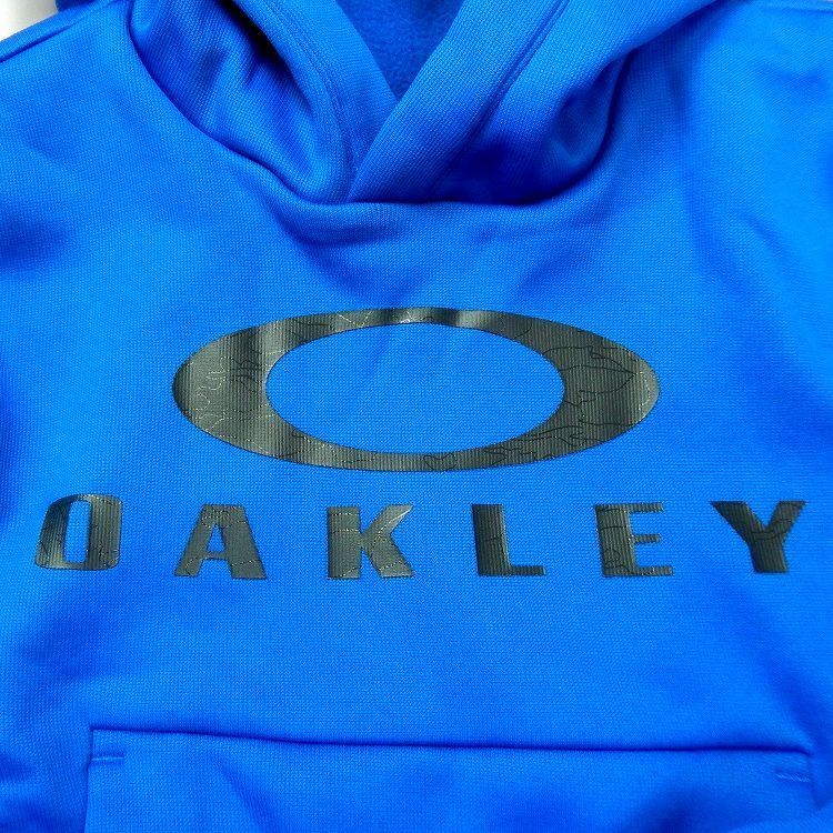  new goods prompt decision regular price 8,030 jpy Oacley Parker f-ti- Kids 140cm blue autumn winter reverse side nappy OAKLEY for children [B9049a]