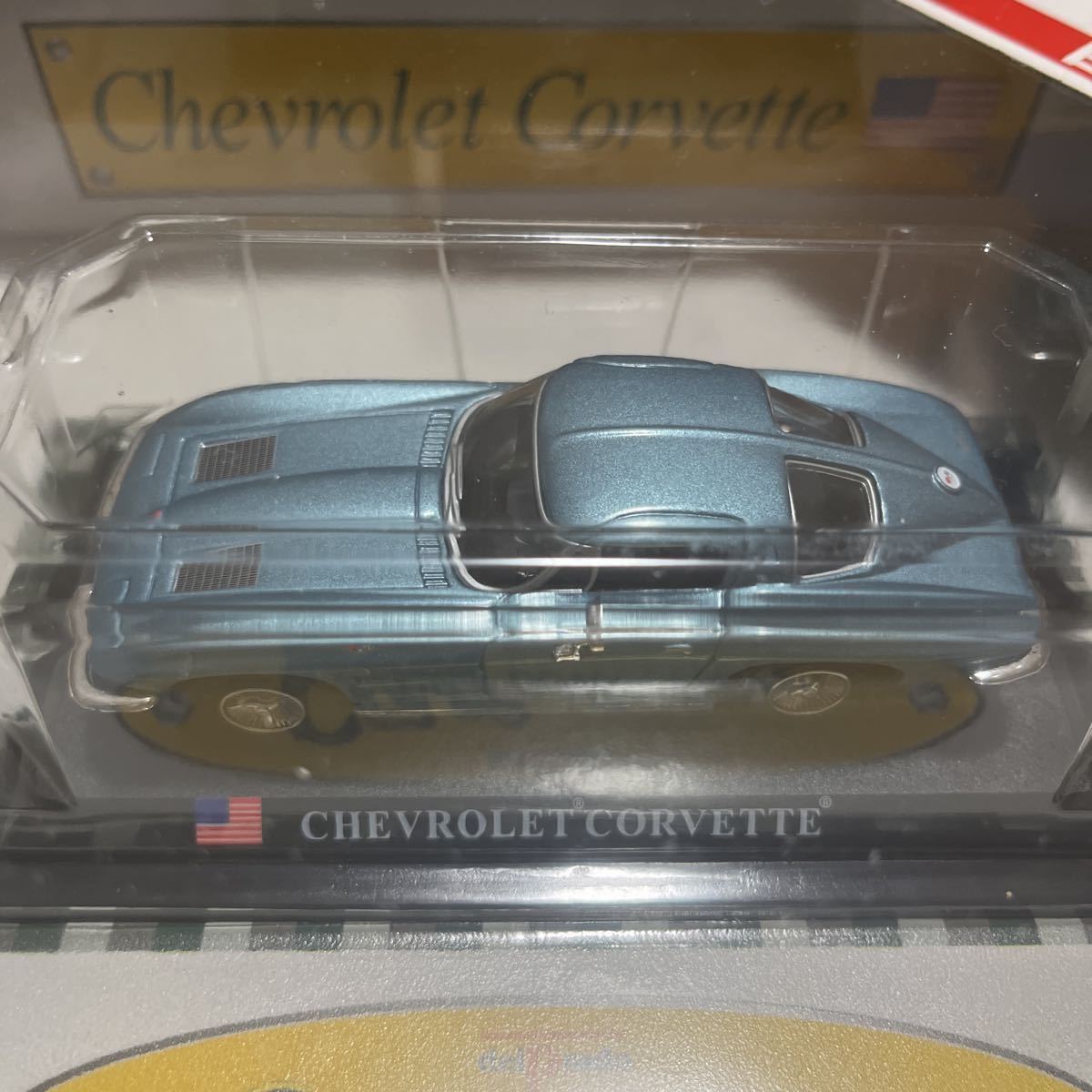 扶桑社　No.16 コルベット デル・プラド カーコレクション　1/43 Chevrolet Corvette Car Collection ミニカーのみ発送可能 未開封_画像3