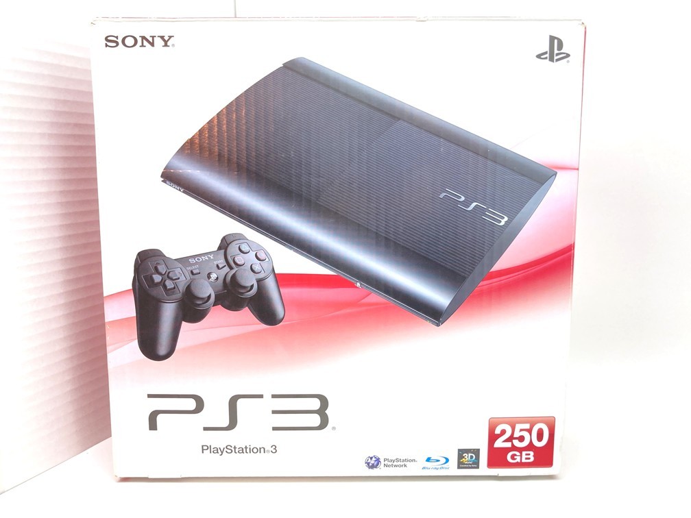 tu058 SONY PlayStation3 PS3 本体CECH-4000B 250GB チャコール